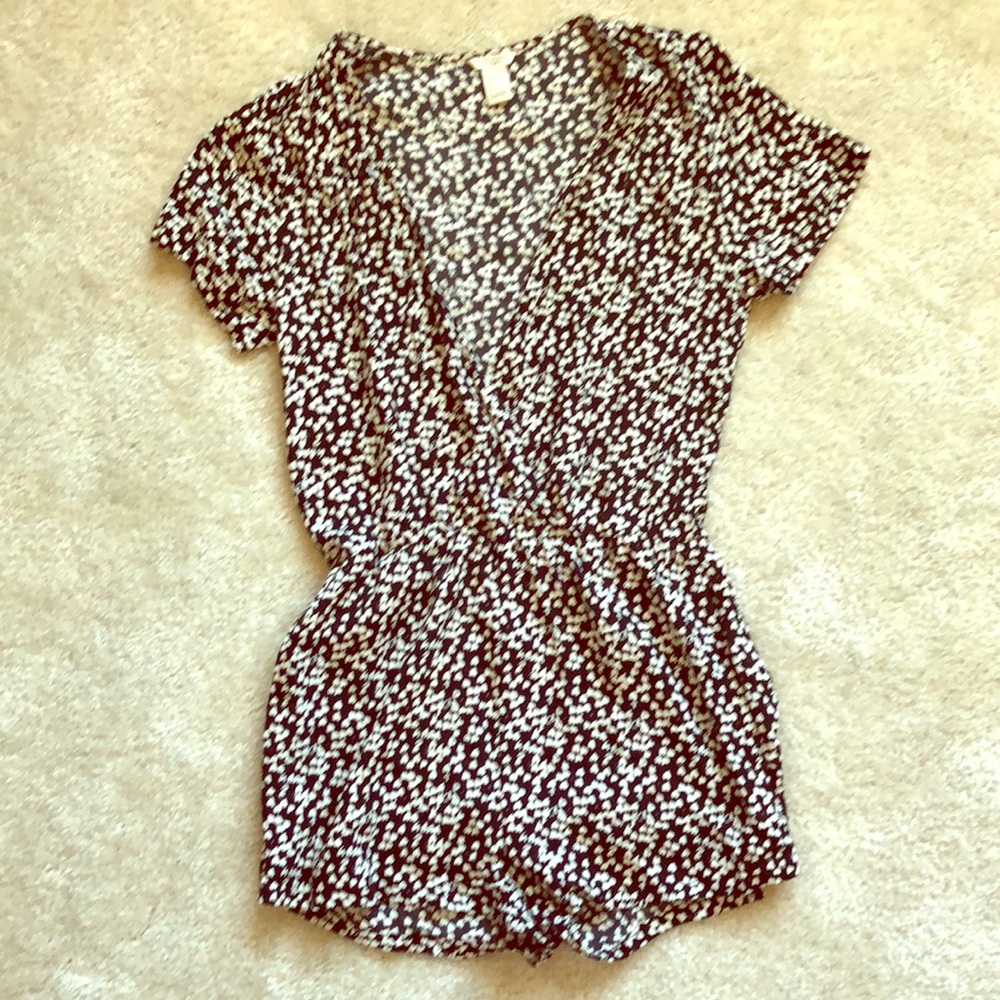 Deep plunge romper